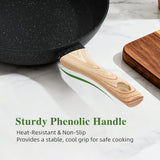 GMISUN Pots and Pans Sets Non Stick, 13pcs Saucepans and Flying Pans Set with Steak Pan & Lids, Induction Cookware Sets, Kitchen Nonstick Pan and Milk Pot Set, Stockpots with Lids