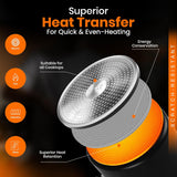 KICHLY Set of 8 Non-Stick Pots and Pans Cookware Suitable for Induction Hob with 20cm, 28cm Frying Pans and 16cm, 18cm, 20cm Saucepans Set with Lids (Black)